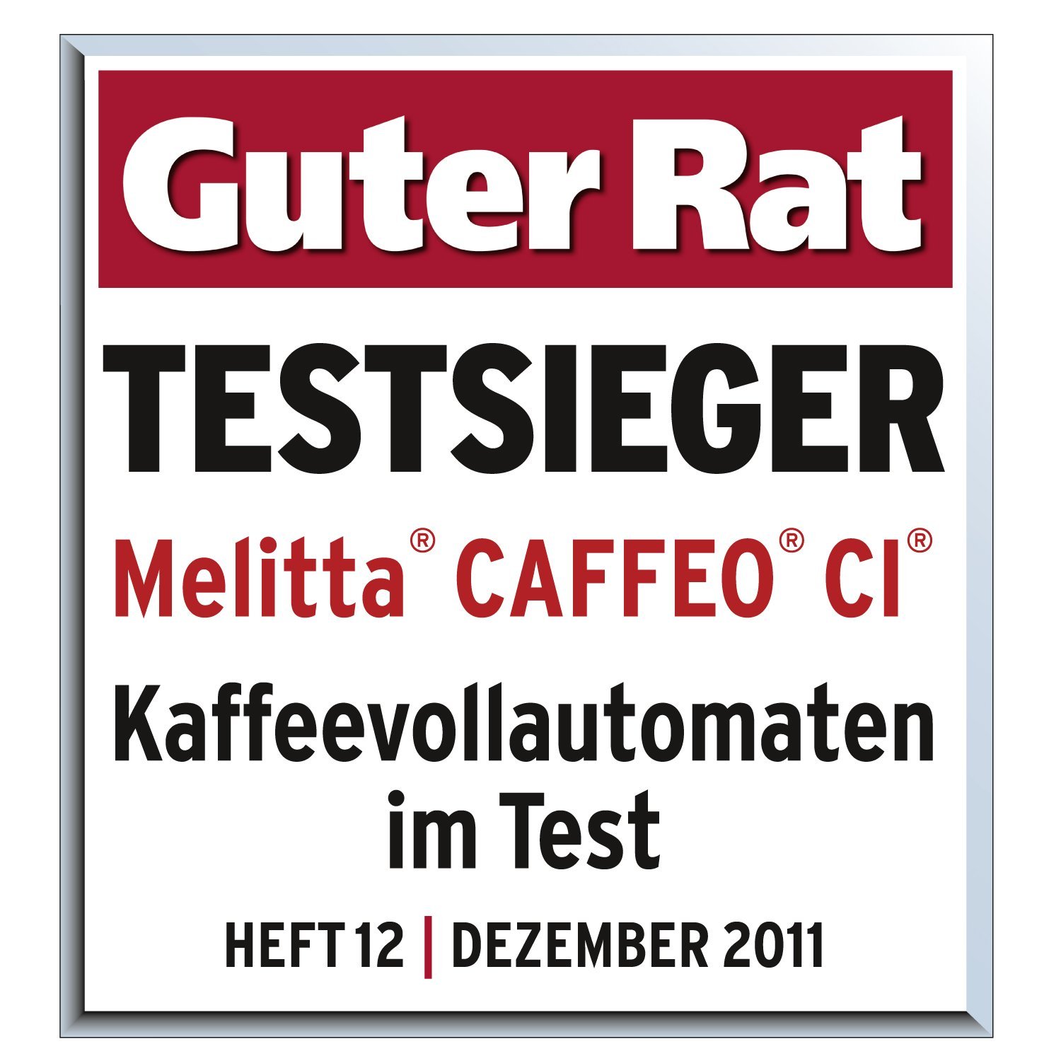 Melitta Caffeo CI One Touch Guter Rat Testsieger